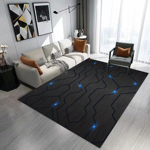 Alfombra moderna para living y dormitorio, lisas, antideslizante y de fácil limpieza , 100% poliéster, en 2 diferentes tamaños. Modelo Buco 477.