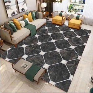 Alfombra moderna para living y dormitorio, lisas, antideslizante y de fácil limpieza , 100% poliéster, en 2 diferentes tamaños. Modelo Buco 90.